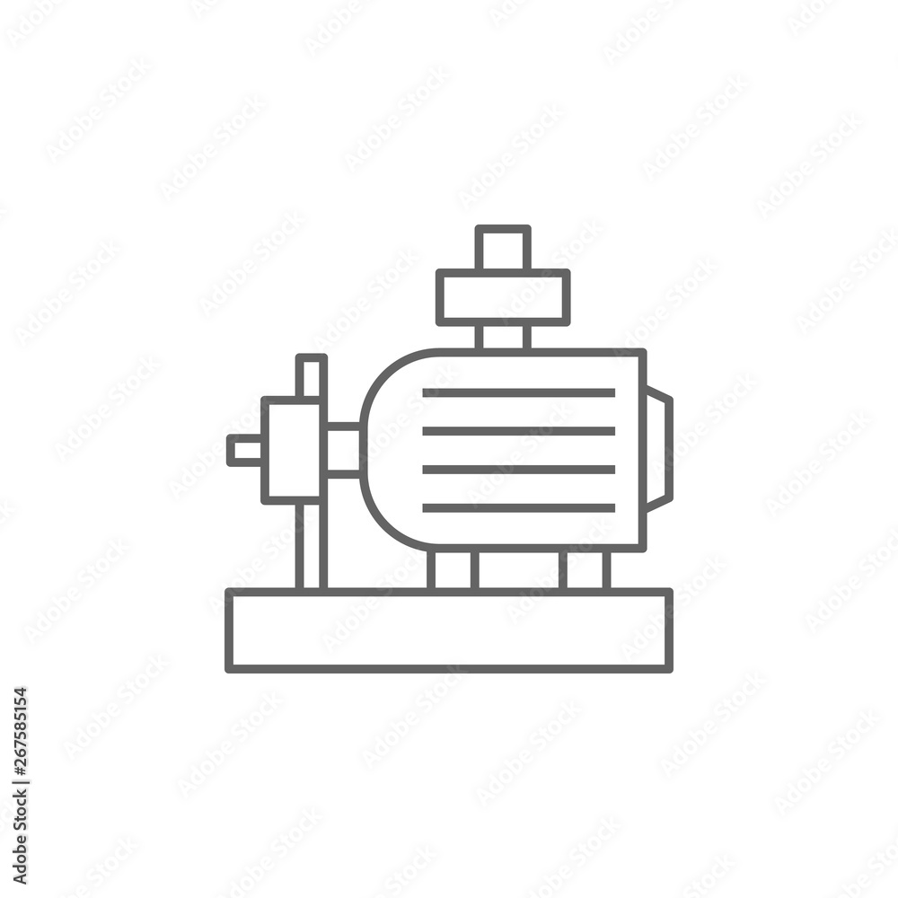 Plumber, pump icon. Element of plumber icon. Thin line icon for website design and development, app development. Premium icon Plumber, pump icon. Element of plumber icon. Thin line icon for website design and development, app development. Premium icon