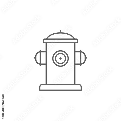 Plumber, hydrant icon. Element of plumber icon. Thin line icon for website design and development, app development. Premium icon