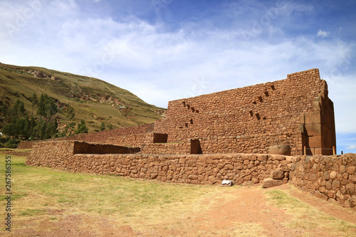 Rumicolca, Archaeological Site of the Wari and the Inca in Cusco Region, Quispicanchi Province, Lucre District, Peru photo