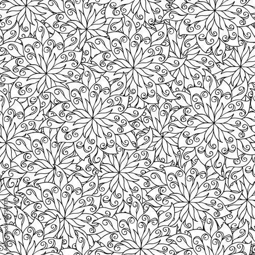 Abstract pattern for coloring books