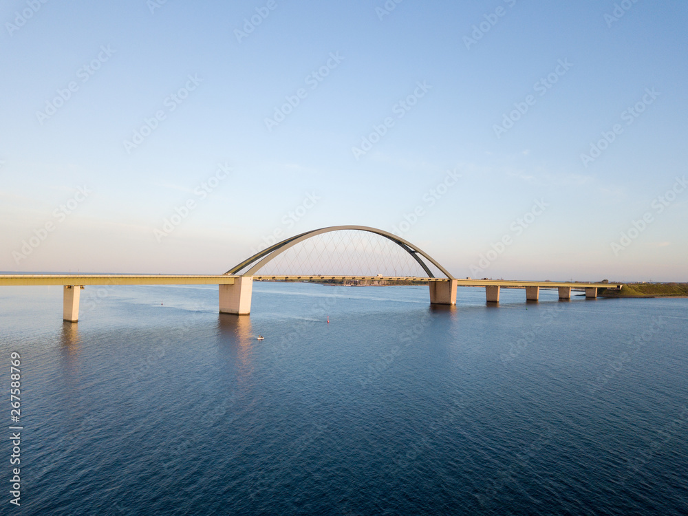 Fehmarn Bridge Aerial View