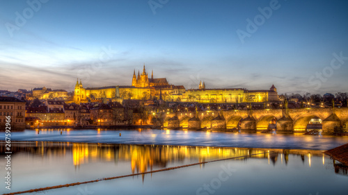 Prague Castle and Charles Bridge