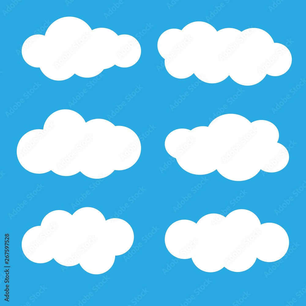 Clouds icon , vector illustration - Vector