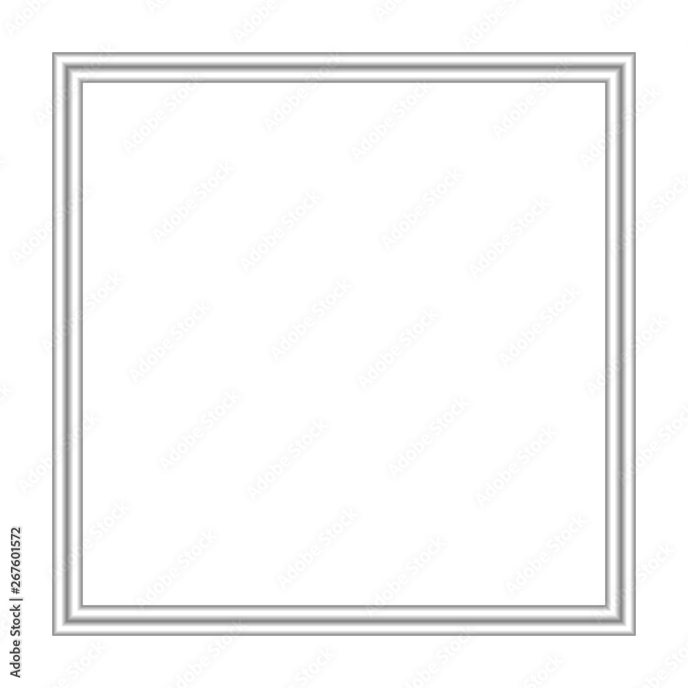 silver frame square isolated on white background and copy space, blank stainless framework for banner ad, empty metallic picture frames, metal frame luxury for image, framework silver grey on white silver frame square isolated on white background and copy space, blank stainless framework for banner ad, empty metallic picture frames, metal frame luxury for image, framework silver grey on white