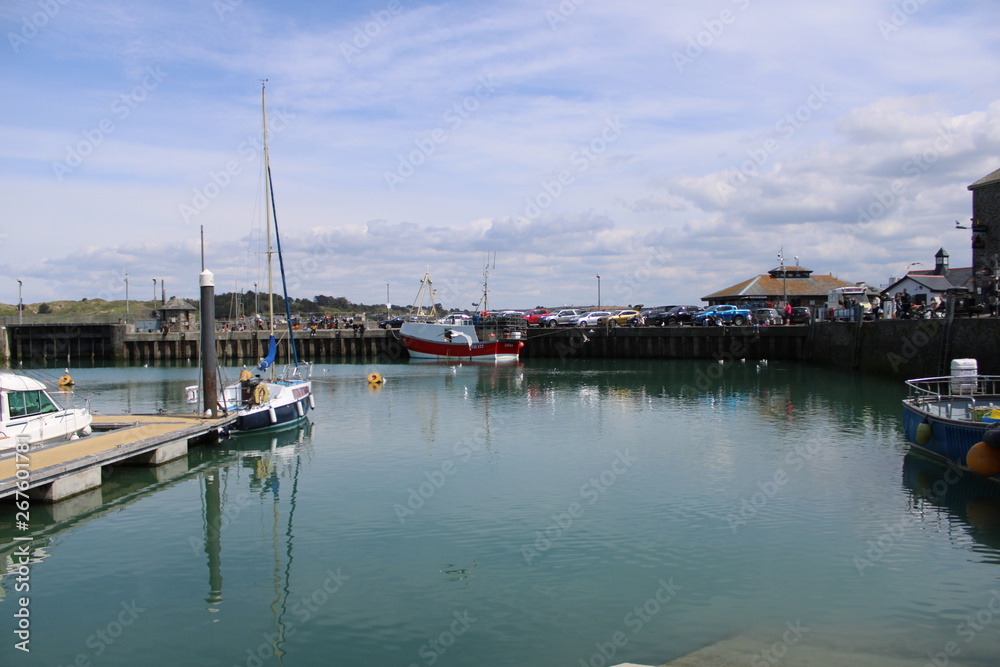 Padstow Harbour and estuary Cornwall