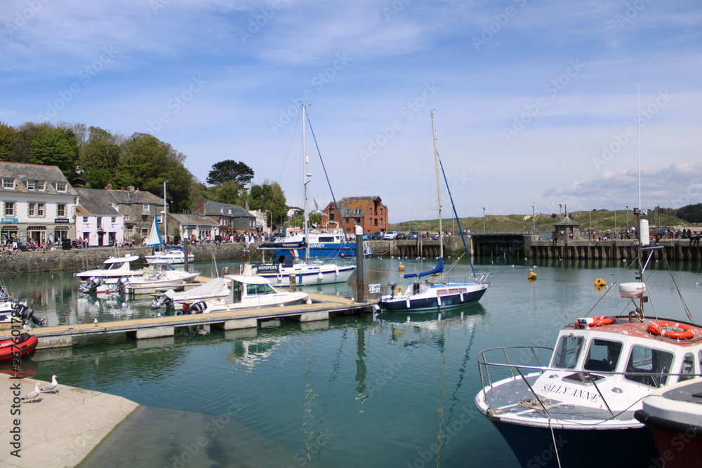 Padstow Harbour and estuary Cornwall