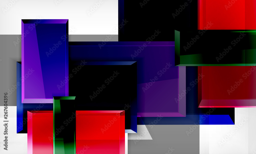 Color squares futuristic abstract background Color squares futuristic abstract background