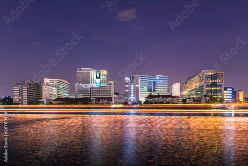 Siriraj Hospital twilight Bangkok photo