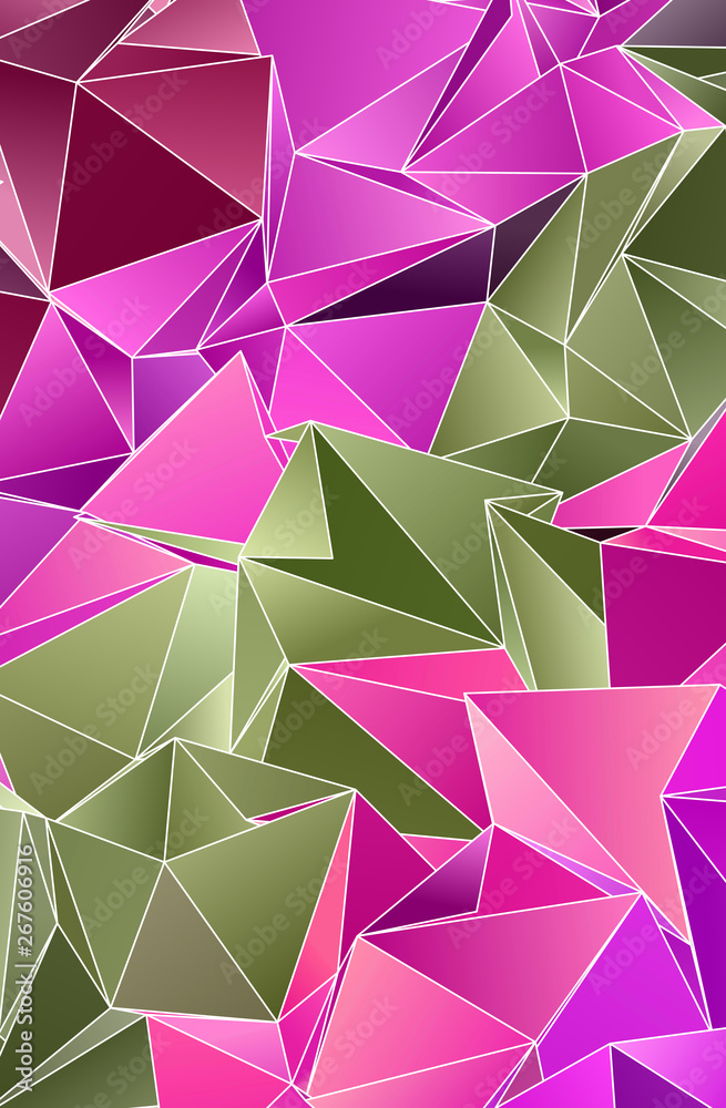 Obraz premium Abstract Low-Poly background. triangulated texture. Design 3d. Polygonal geometrical pattern. Triangular modern style