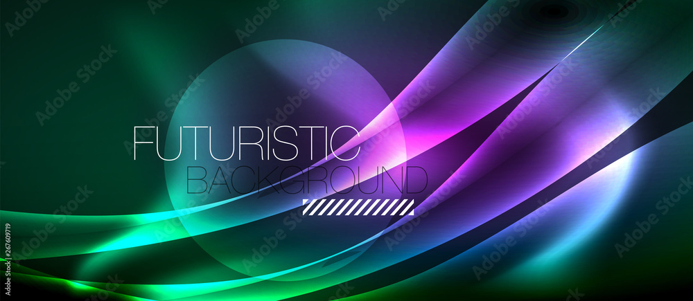 Glowing shiny light abstract background Glowing shiny light abstract background
