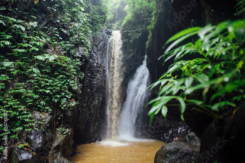 Fototapeta Naklejka Na Ścianę i Meble -  Gitgit waterfall at Bali, Indonesia