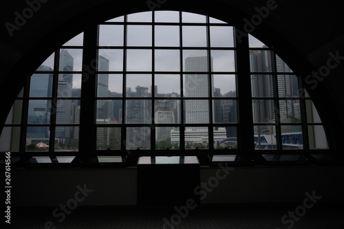 Photography Kowloon hongkong Dec 05 2018 pier 9 hongkong view thought mirror