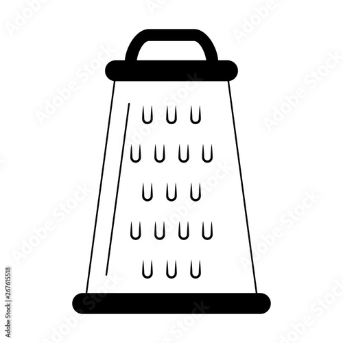 Kitchen skimmer utensil isolated
