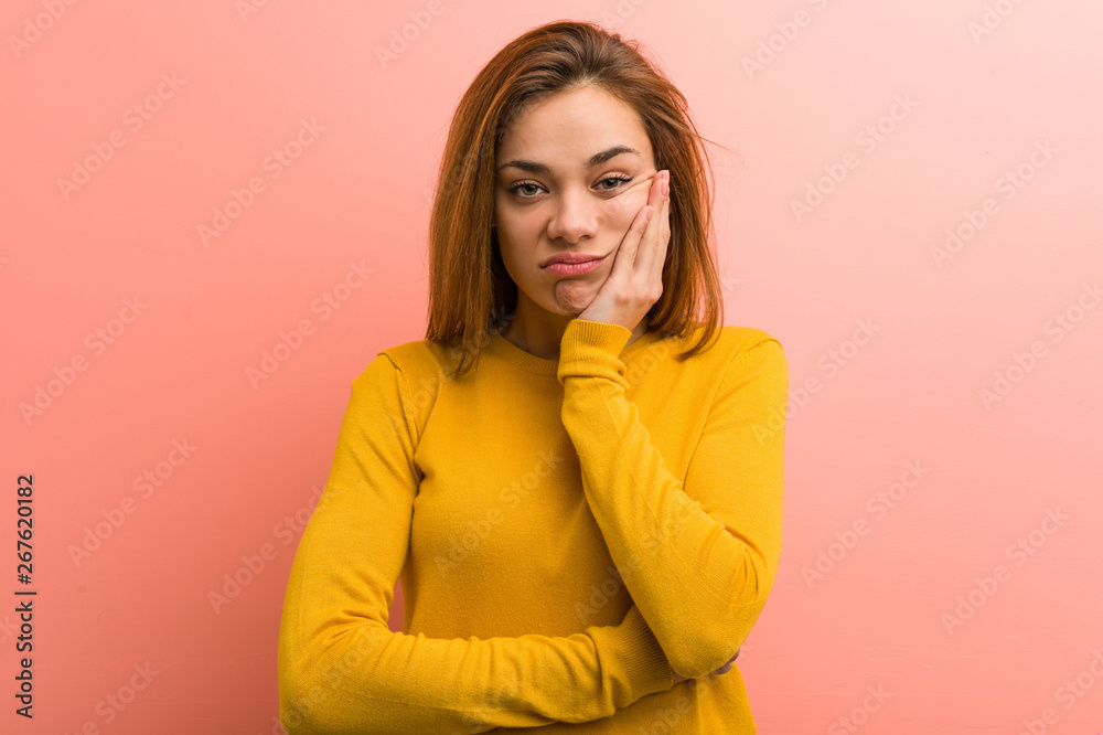 Young pretty young woman who is bored, fatigued and need a relax day. Young pretty young woman who is bored, fatigued and need a relax day.