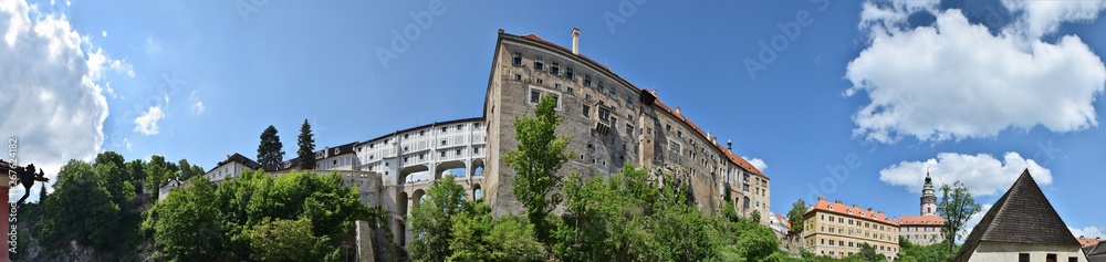 Cezky Krumlov Castle Panorama