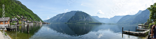 Hallstatt Lake Panorama 