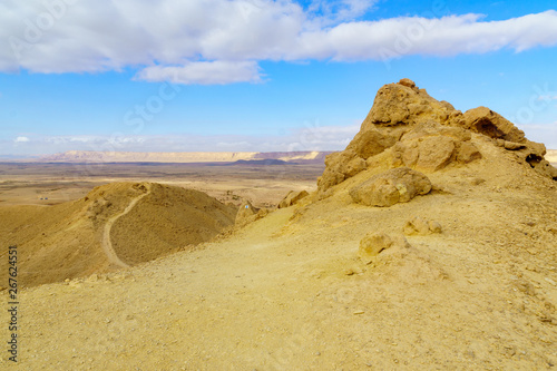 Landscape of Makhtesh (crater) Ramon (from mount Ardon)