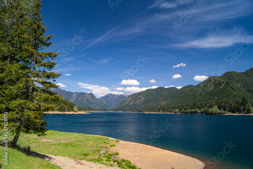 Wynoochee Lake in the Olympic National Park photo