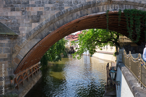 Prague Old Town Bridge © tawunap159