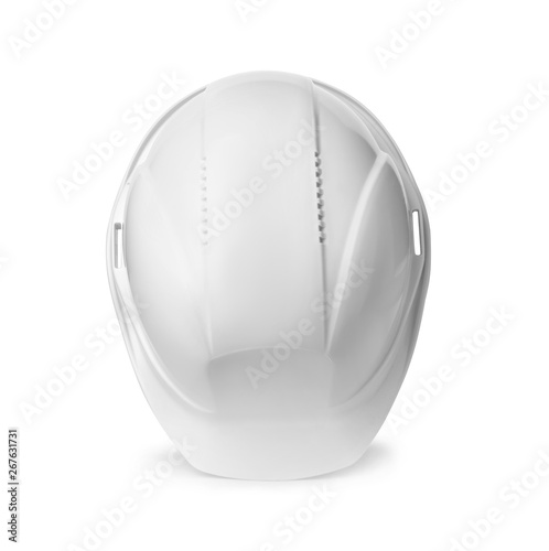 Safety hardhat isolated on white. Construction tool © New Africa