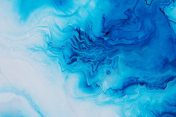 Fotobehang Kristal Abstracte verfstreken in warme tinten  © deviddo