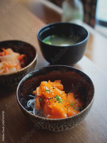 Japanese food : Shushi on the dish