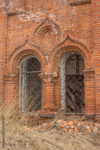 An old abandoned church in the city of Cherdyn, Perm region. Russia