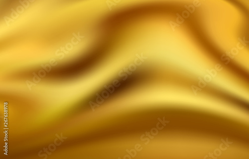 Abstract gold wave liquid background. Background for invitation card, web, print, wallpaper. Vector illustration © wild