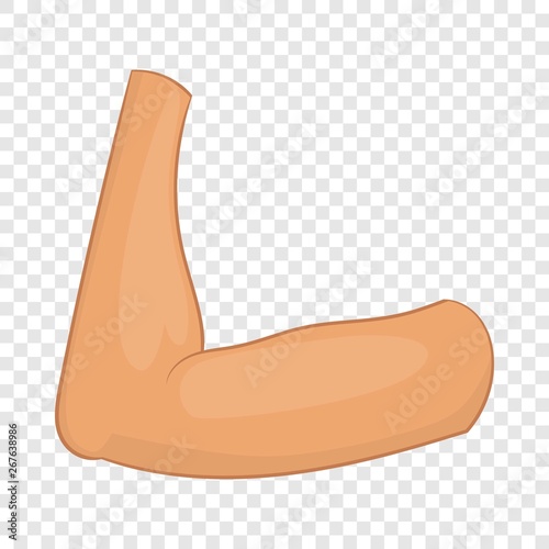 Elbow icon. Cartoon illustration of elbow vector icon for web design