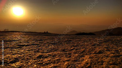 nandi hill top sunset 