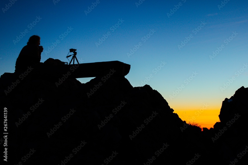 Fototapeta premium Sunset in the mountains