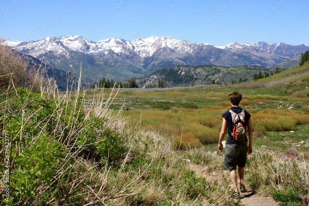 Hiking in the Wasatch Mountains of Utah