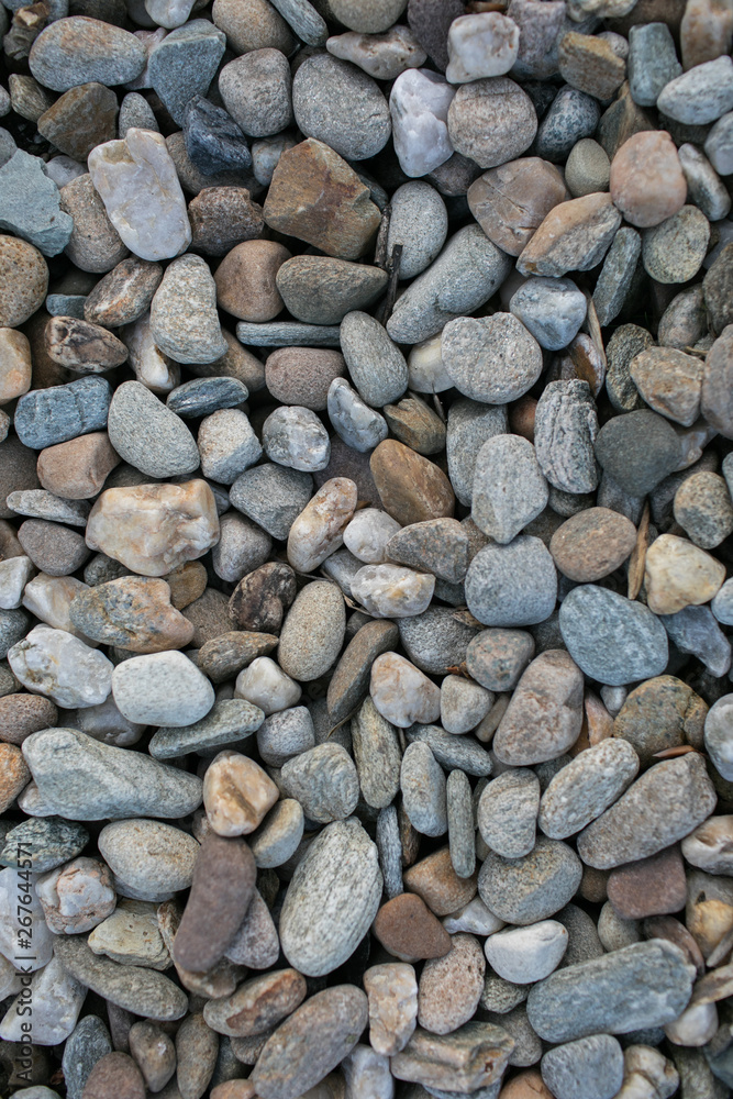 Close-up of Smooth Small Pebbles Close-up of Smooth Small Pebbles