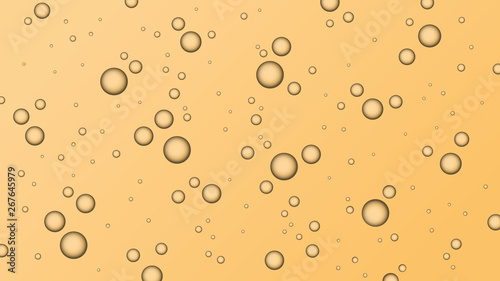 Bubble in yellow background  abstract background  vector illustration