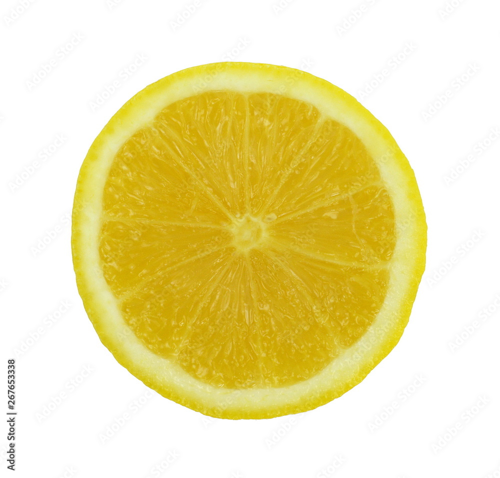 Juicy yellow slice of lemon on a white background isolated. Cut lemon fruits isolated on white background Juicy yellow slice of lemon on a white background isolated. Cut lemon fruits isolated on white background