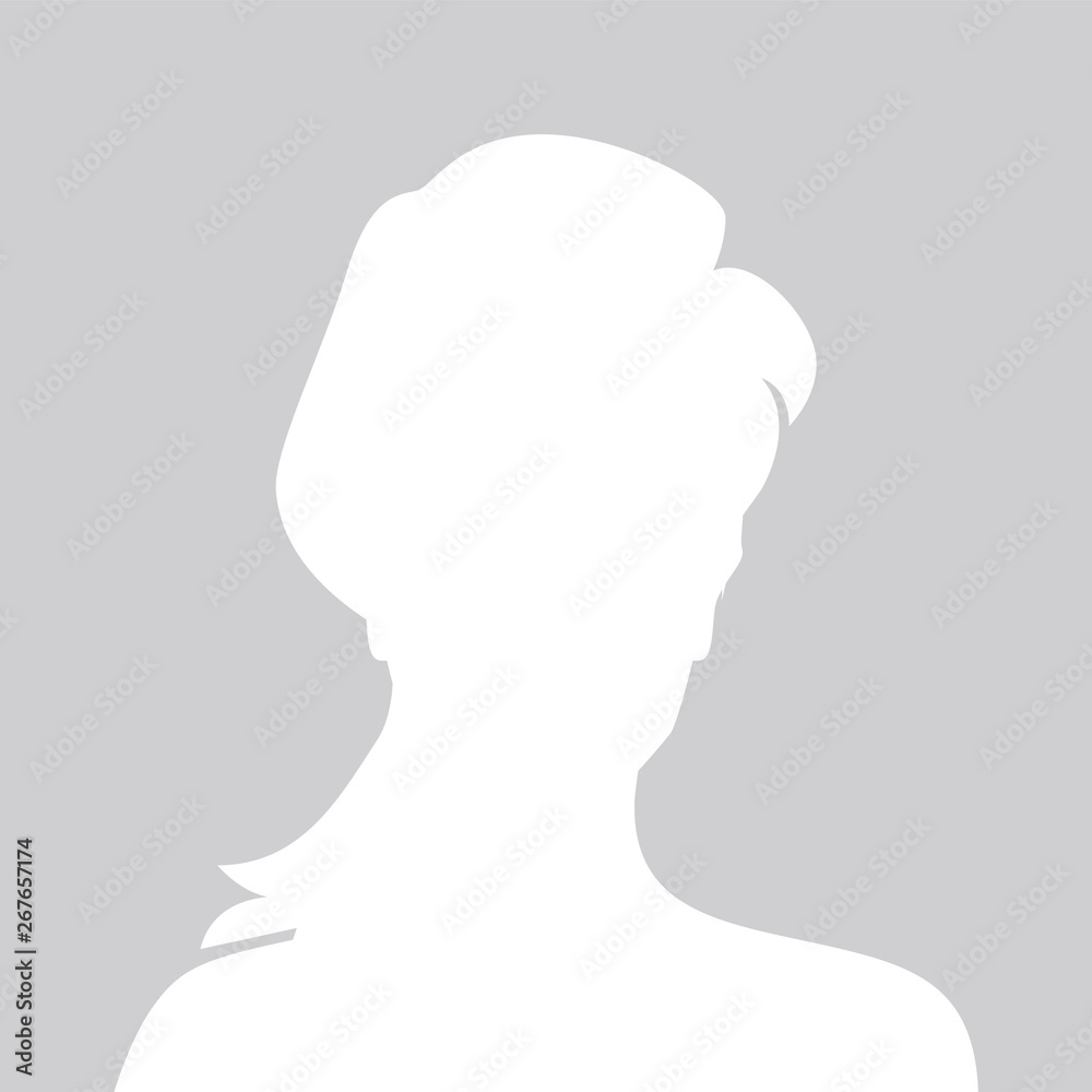 Person gray photo placeholder woman