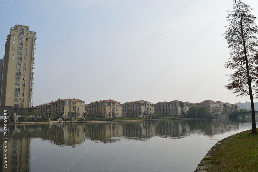 Fototapeta premium Row after row of housing
