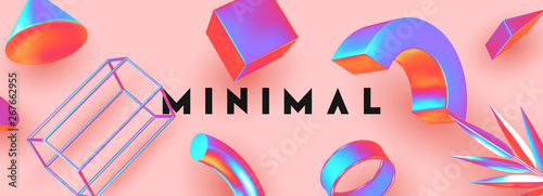 Abstract background with gradient geometric elements.