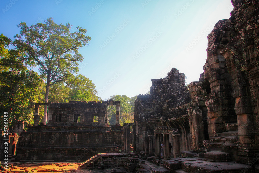The famous Angkor Wat in Cambodia