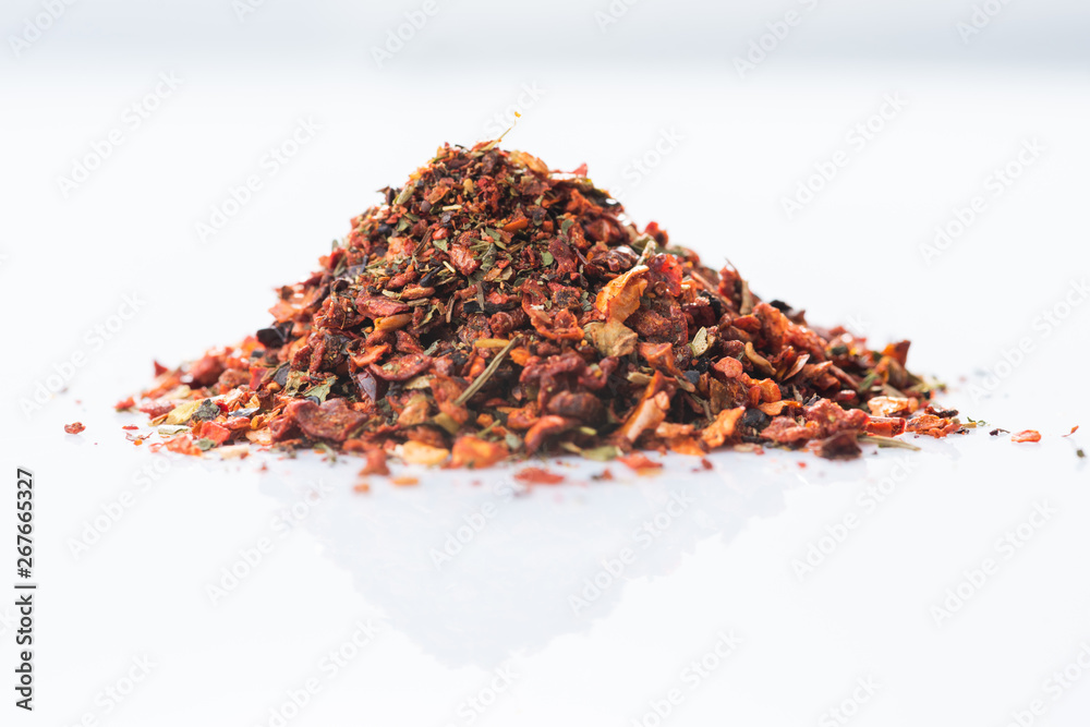 Close-up of Ottoman sweet spices blend. isolated. Close-up of Ottoman sweet spices blend. isolated.