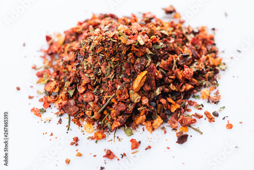 Fototapeta Naklejka Na Ścianę i Meble -  Close-up of Ottoman sweet spices blend. isolated.