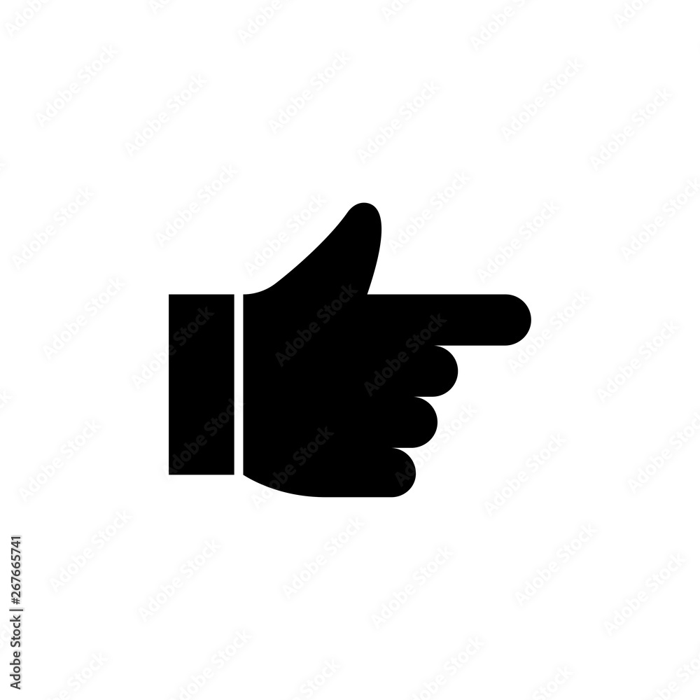 hand pointing finger right icon illustration isolated vector sign symbol hand pointing finger right icon illustration isolated vector sign symbol