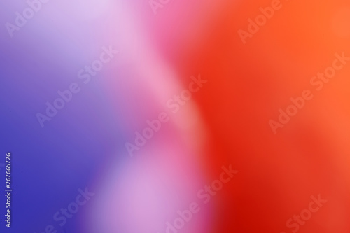 Beautiful fusion of bright colors and light leak