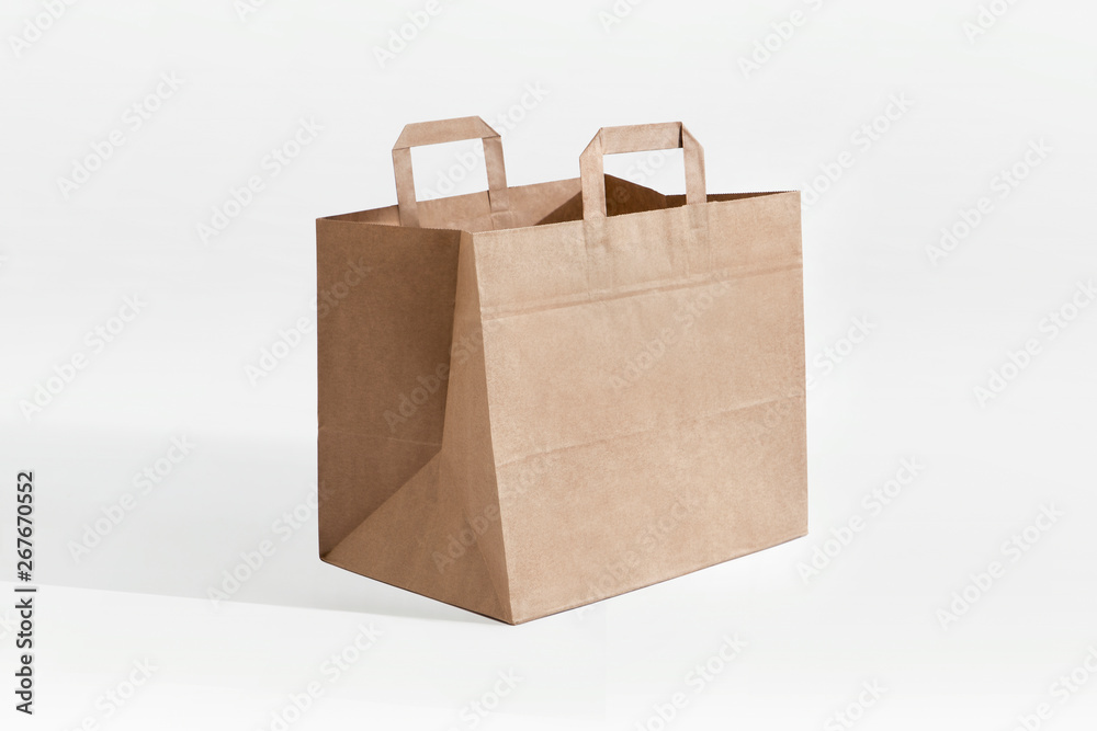 Fotografie Kraft Take Away Paper Bag Small