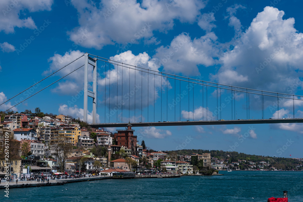 Fatih Sultan Mehmet Brücke Bosporus bei Rumeli Hisari