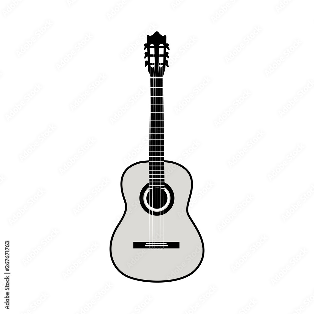 Acoustic Guitar Silhouette