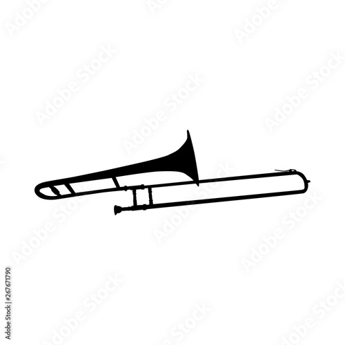 Trombone Silhouette