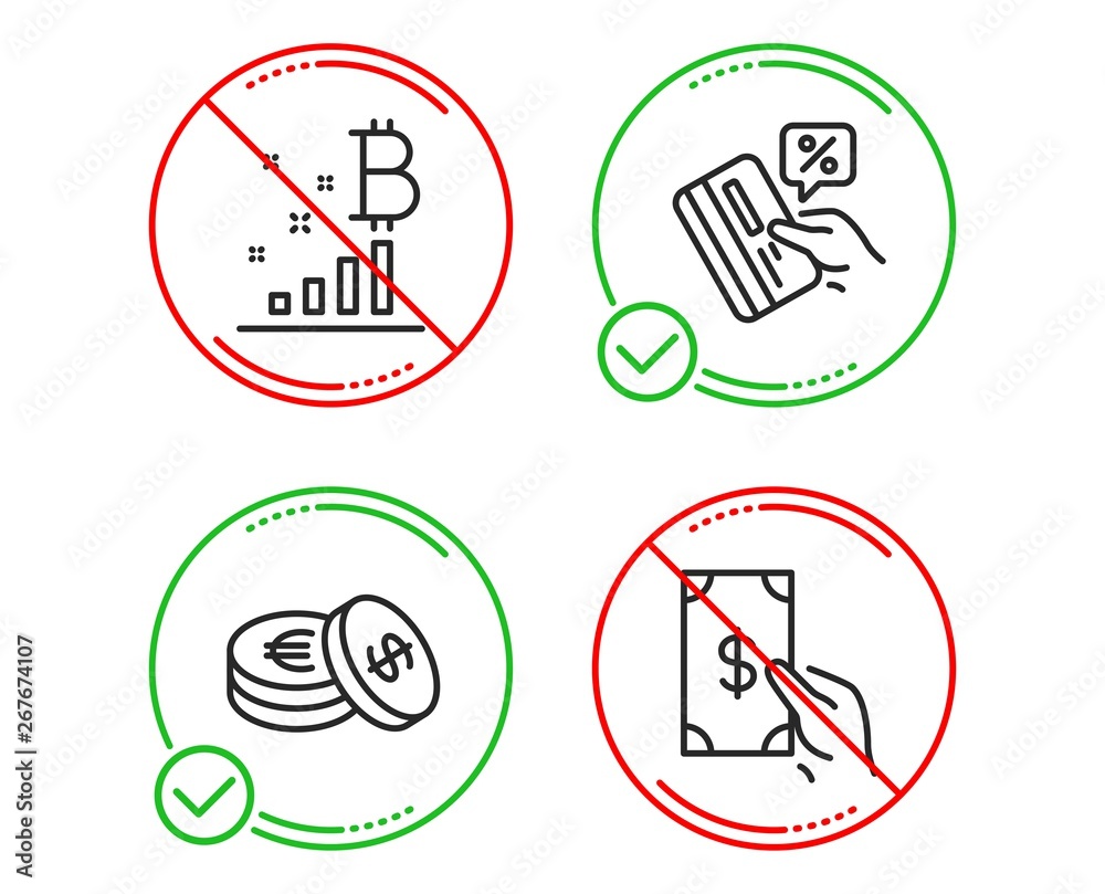Do or Stop. Credit card, Savings and Bitcoin graph icons simple set. Receive money sign. Loan percent, Cash coins, Cryptocurrency analytics. Cash payment. Finance set. Line credit card do icon Do or Stop. Credit card, Savings and Bitcoin graph icons simple set. Receive money sign. Loan percent, Cash coins, Cryptocurrency analytics. Cash payment. Finance set. Line credit card do icon
