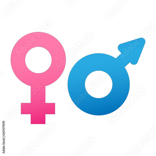 Female and male sex icon