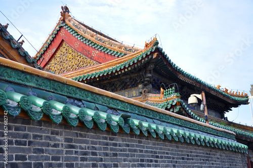 Chongmo Pavilion in the Shenyang Imperial Palace (Mukden Palace), Shenyang, Liaoning Province, China. Shenyang Imperial Palace is UNESCO world heritage site built in 400 years ago.